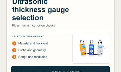 How to Choose an Ultrasonic Thickness Gauge: A Practical Guide for Pipes, Tanks and Corrosion Checks