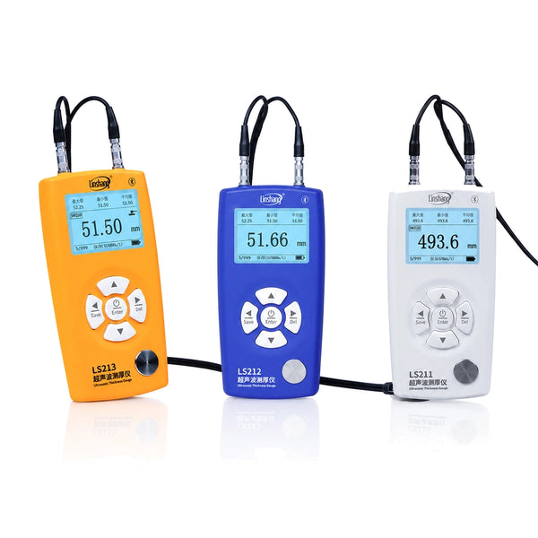 Linshang LS211 LS212 and LS213 ultrasonic thickness gauges