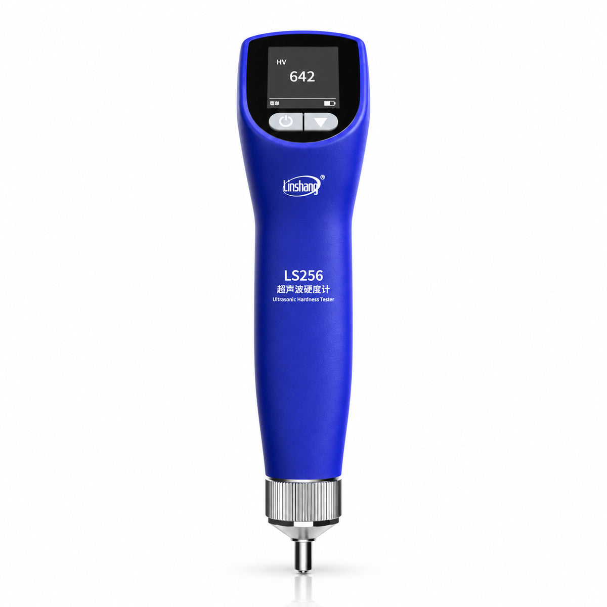 Linshang LS256 ultrasonic hardness tester with 20N UCI probe and color IPS display