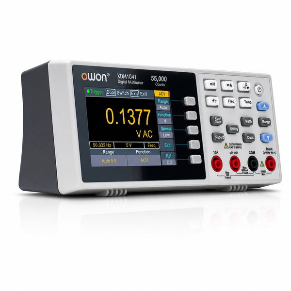 OWON XDM1041 4½-digit True RMS bench multimeter with color display