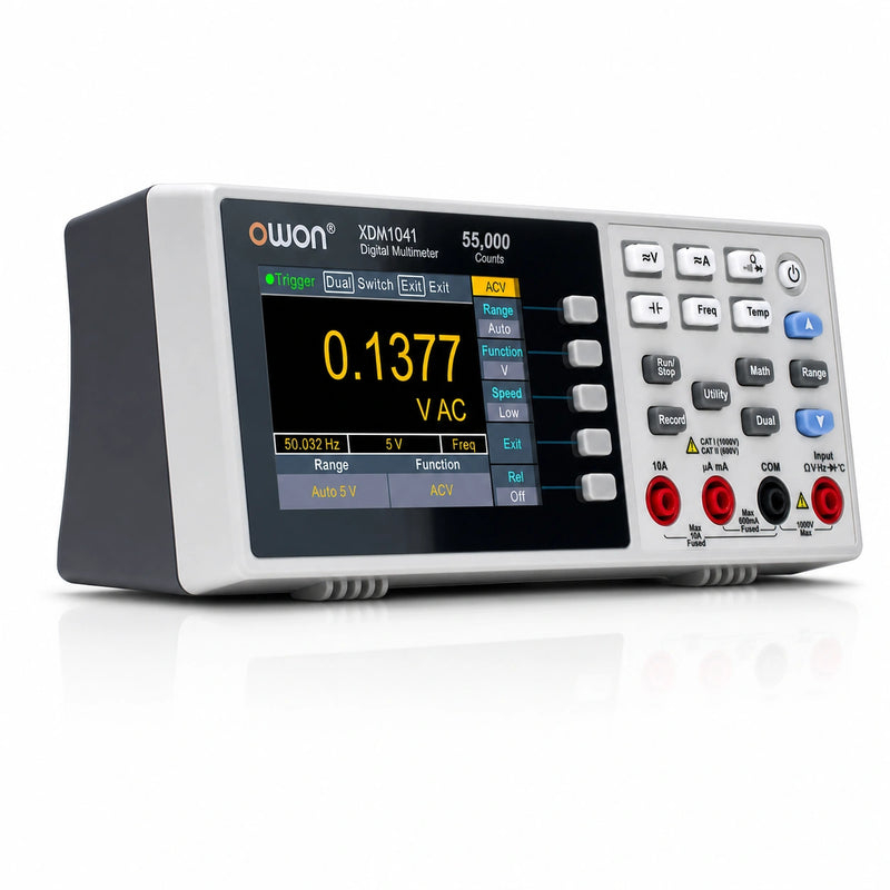 OWON XDM1041 4½-digit True RMS bench multimeter with color display