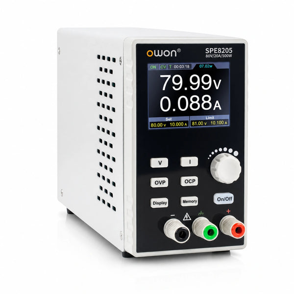 OWON SPE8205 80V 20A 500W programmable power supply